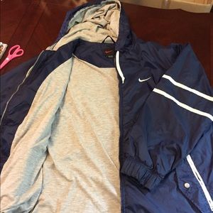 Vintage Navy Blue Nike Jacket